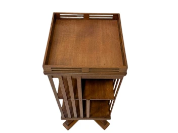 Art Nouveau Jugendstil Revolving Bookcase, 1900s